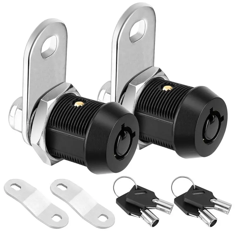 [NEWA76K!】 Cabinet Lock With Key, 5/8 Inch Heavy Duty Tubular Cam Lock For RV Compartment Storage Lock, Full Set Of RV Cam Locks