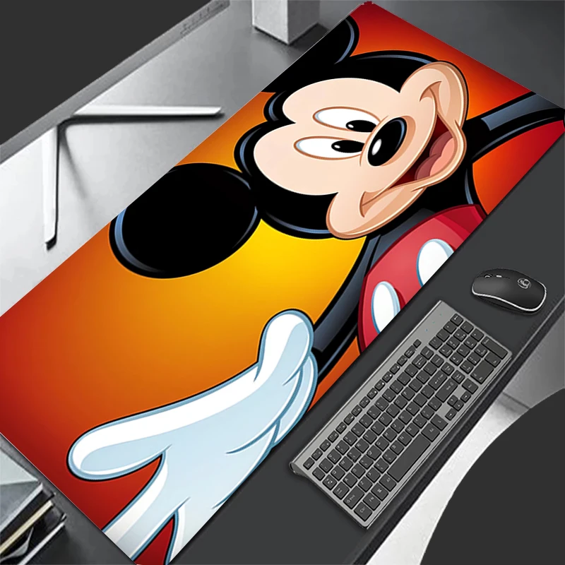 Colorful Mousepad Mickey Minnie Computer Mouse Pads Keyboard Pad Office Carpet Table Mat Desktop Waterproof Soft Mouse Pad