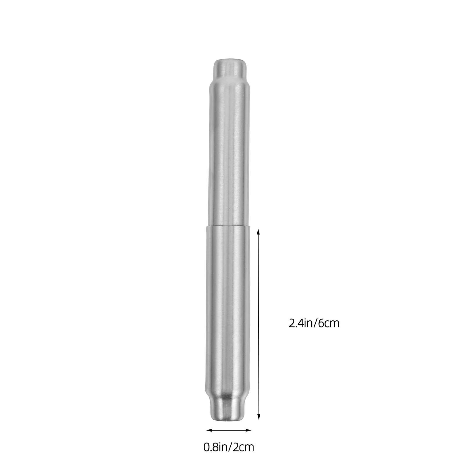 حامل ورق التواليت من الفولاذ المقاوم للصدأ بلمسة نهائية من الكروم، قضيب زنبركي محمل مناديل الحمام، بديل سهل التركيب