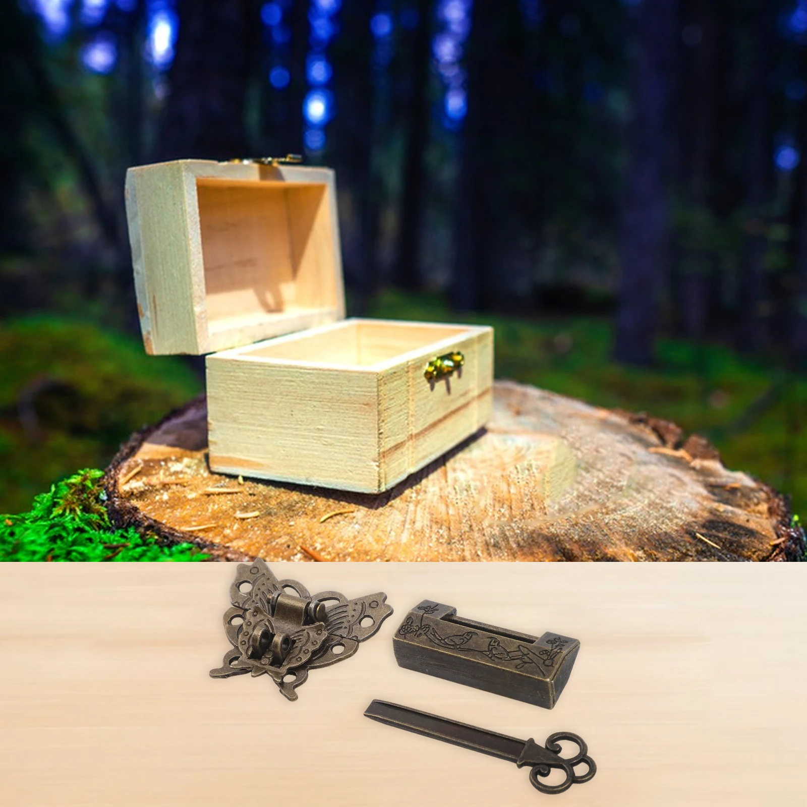 Decorative Box Lock Alloy Lock Buckle Craftsmanship Detail Easy To Use Elegant Packaging Solution High-quality Alloy