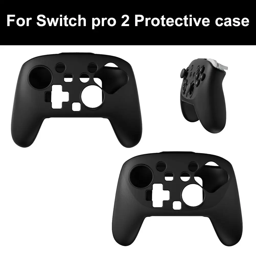 

Protective Case For Switch Pro 2 Anti-Slip Soft Ergonomic Grip Protector Silicone Protective Cover Skin Case E4W4