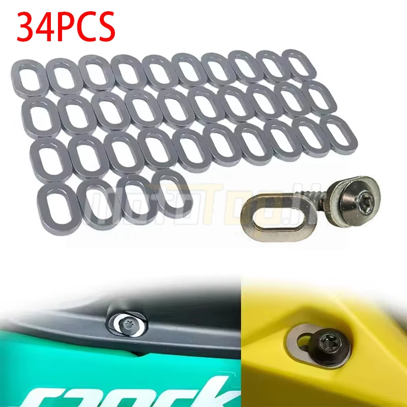 34 PCS Spark Hull Body Washer For Sea-Doo Spark Trixx 60 90 2Up/3Up 900 HO ACE 2014-2025 Jet Ski parts 291003880