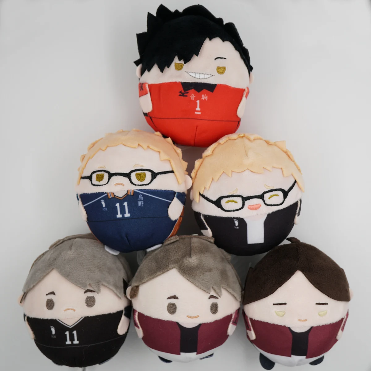 Haikyuu! Anime Kenma Kuroo Kei Miya Atsumu Yaku Morisuke Chaveiro de pelúcia