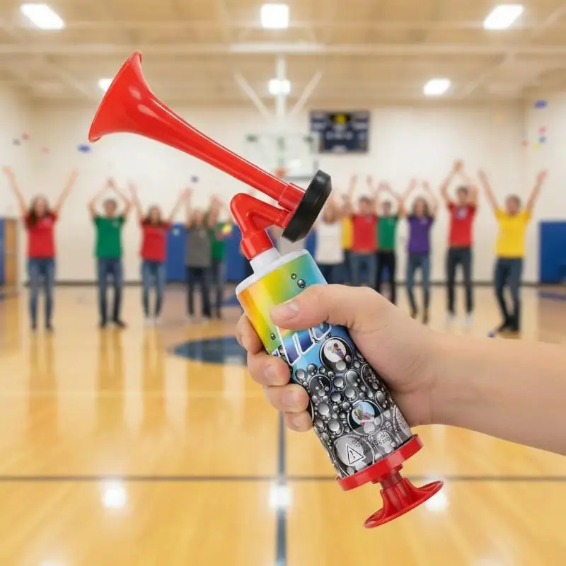 2026 NEW Vuvuzela Cheering Horn Reusable Plastic Blow Horn for  Football Sporting Event Party Favor Decoration 1Pc