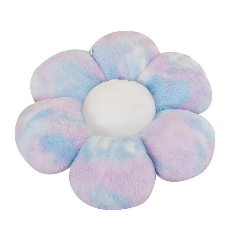 Coussin de siège en peluche en forme de fleur de marguerite, oreiller de siège pour chambre d'enfants filles, décoration de salle de bureau, coussins de canapé, jouets en peluche