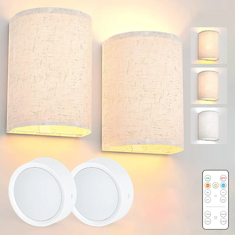 3-color-fabric-wall-lamp-wireless-magnetic-dimmable-remote-sconce-for-bedroom-hallway-living-room