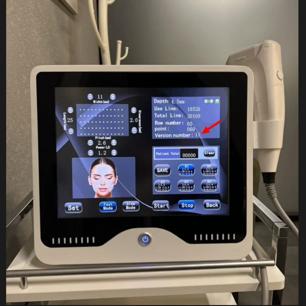 Cartuchos de Repuesto HIFU 3D/4D de 12 Líneas y 20.000 Disparos para Máquina HIFU de Lifting Facial y Corporal Antiarrugas