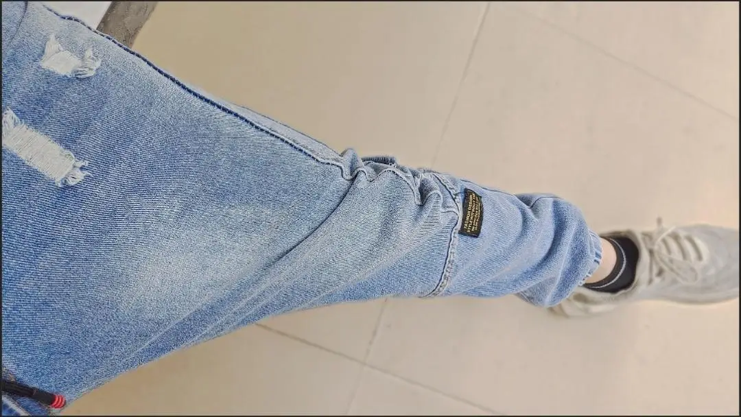 2024 New Hip Hop Harem Jeans Pants Men Loose Joggers Denim Casual Sweatpants Korea Ankle Length Trousers Streetwear Male Clothes