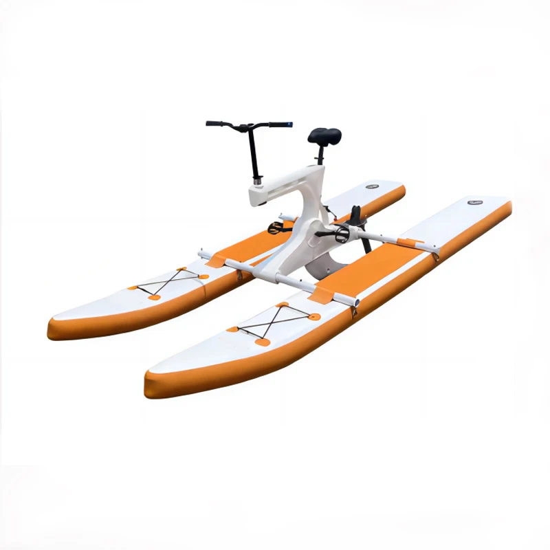 Water Racing Inflatable Floating Water Bike Pedal Boat Hydraulic Cycling Bike Water Bike