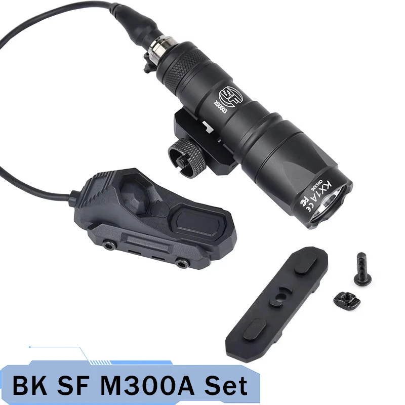 Trefzekere PEQ15 M300/M600 Zaklamp met AXON Dual Functie Afstandsbediening Drukschakelaar voor 20mm Rail Jacht Tactical Airsoft licht