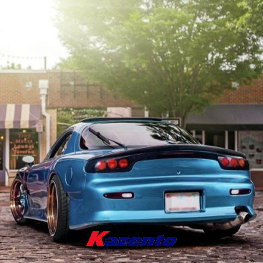 For Mazda RX7 FD3S VTX1 Type Fiberglass FRP Unpaint Rear Bumper Body Kits