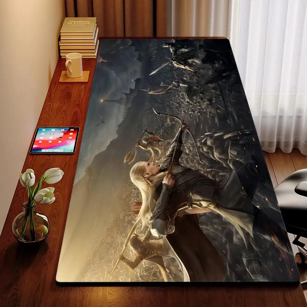 The Lord of the R-Rings Mouse Pad XXL Mouse Pad Desk Pad Decor Mat, Large Gaming Mouse Pad for Desk Computer Keyboard Laptop