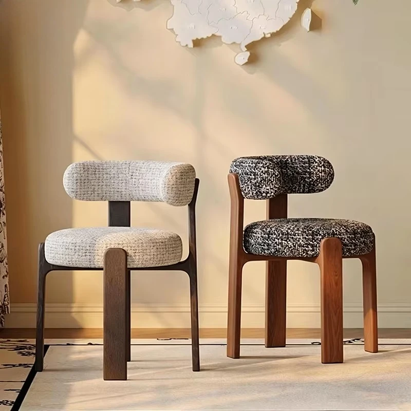 Comedor Nordic Leather/Fabric Customized Dining Chair for Home Restaurant Cafe Furniture
