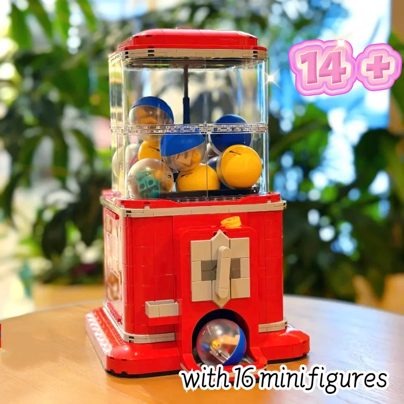 

Новое поступление 2024, 21358, призовой автомат, торговый автомат с монетоприемником, набор строительных блоков, креативные ретро-игрушки