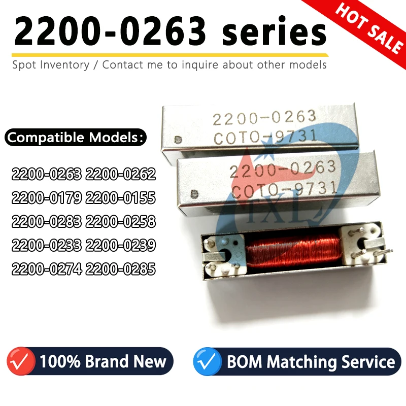 Import-COTO 2200-0263-0262-0179-0155-0283-0258-0233-0239-0274-0285 DIP SPST Reed Switch Relay 100% Brand New