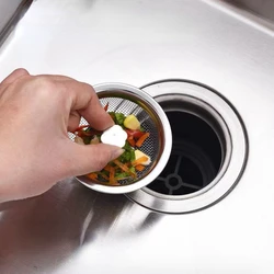 1pc Eco-friendly Universal Stainless Steel Leaking Mesh for Sink Kitchen Mesh Sink Strainer Household Tools Kitchen Gadgets