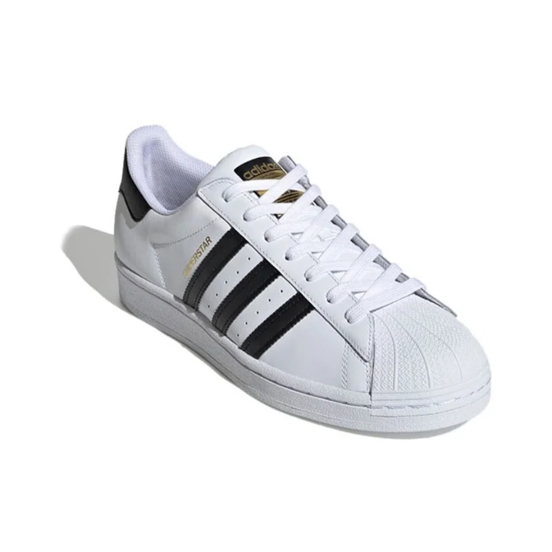 Adidas Originals SUPERSTAR Herren- und Damen-Skateboardschuhe, rutschfest, verschleißfest, Low-Top-Skateboardschuhe, Weiß, Rot