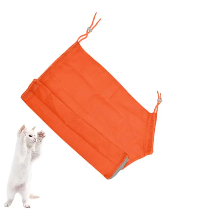 Cat Washing Bag Adjustable Anti Scratch Cat Wash Bag Breathable Restraint Shower Bag Pet Grooming Supplies For Bathing Body Care