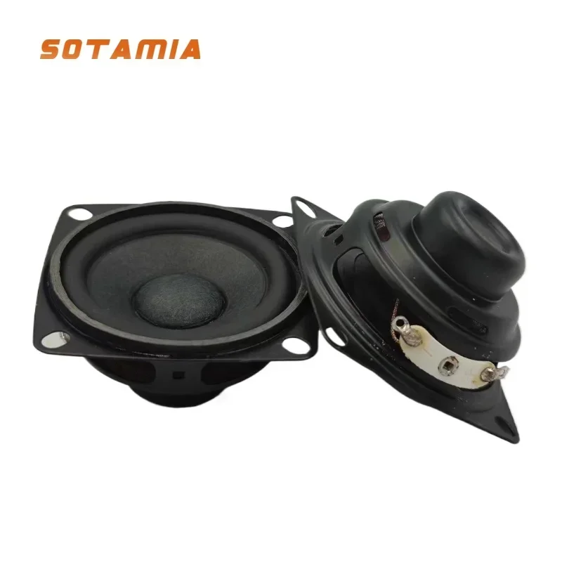 SOTAMIA 2Pcs 2 Inch Portable Full Range Audio Speakers 52mm 4 Ohm 5W DIY Bluetooth Speaker Sound Music Loudspeaker Home Theater