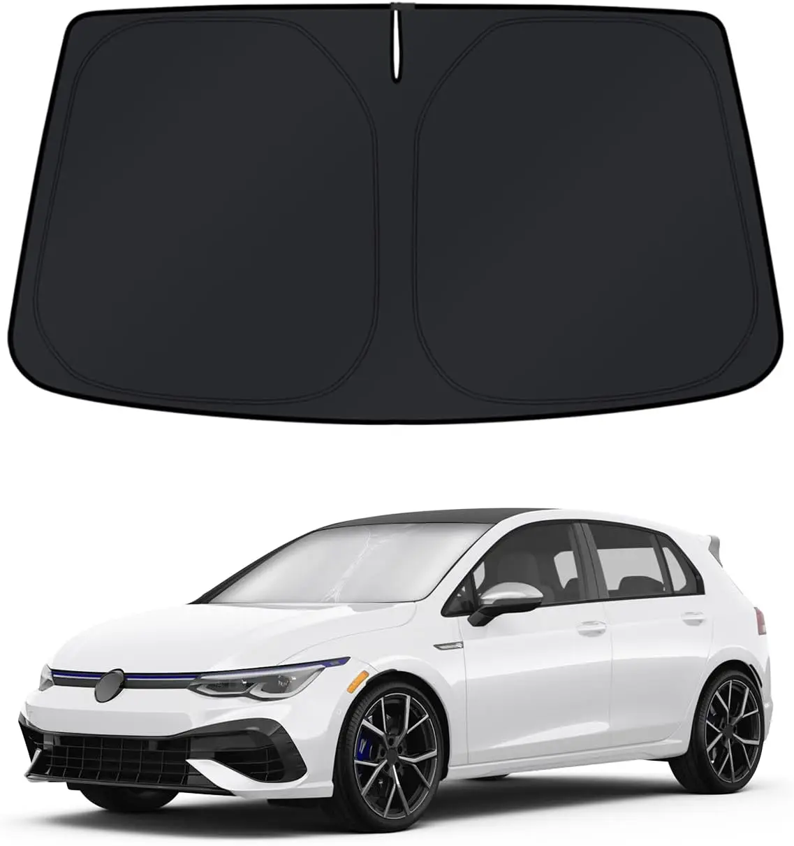 

Солнцезащитный козырек на лобовое стекло для Volkswagen VW Golf GTI Golf R 2022-2025 26, аксессуары, солнцезащитный козырек на окно, складной B