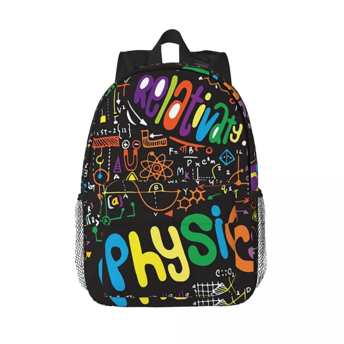 

Colorful Physics Design Backpacks Teenager Bookbag Cartoon Students School Bags Laptop Rucksack Shoulder Bag Large Capacity