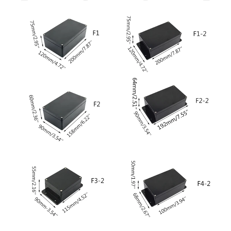 Y1UD Junction Box Rechthoek Elektronisch Projectinstrument voor Case DIY Preventieve Box
