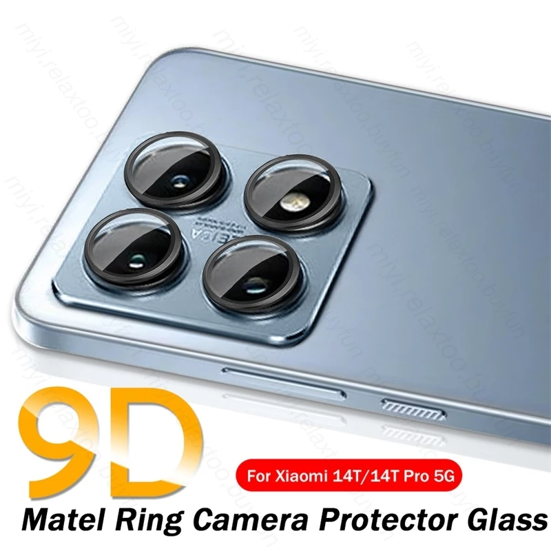 Aluminum Alloy Camera Protector Case For Xiaomi 14T Pro 5G Rear Metal Ring Lens Glass Xiaomi14T Xiaomy Mi14T Mi 14T 14 T 14TPro