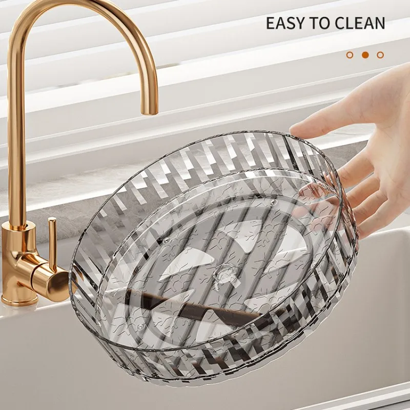 رف تخزين مانع للإنزلاق للمطبخ ، دوار ، منظم توابل ، رف للثلاجة ، سوزان كسول ، قرص دوار ، لوازم #6