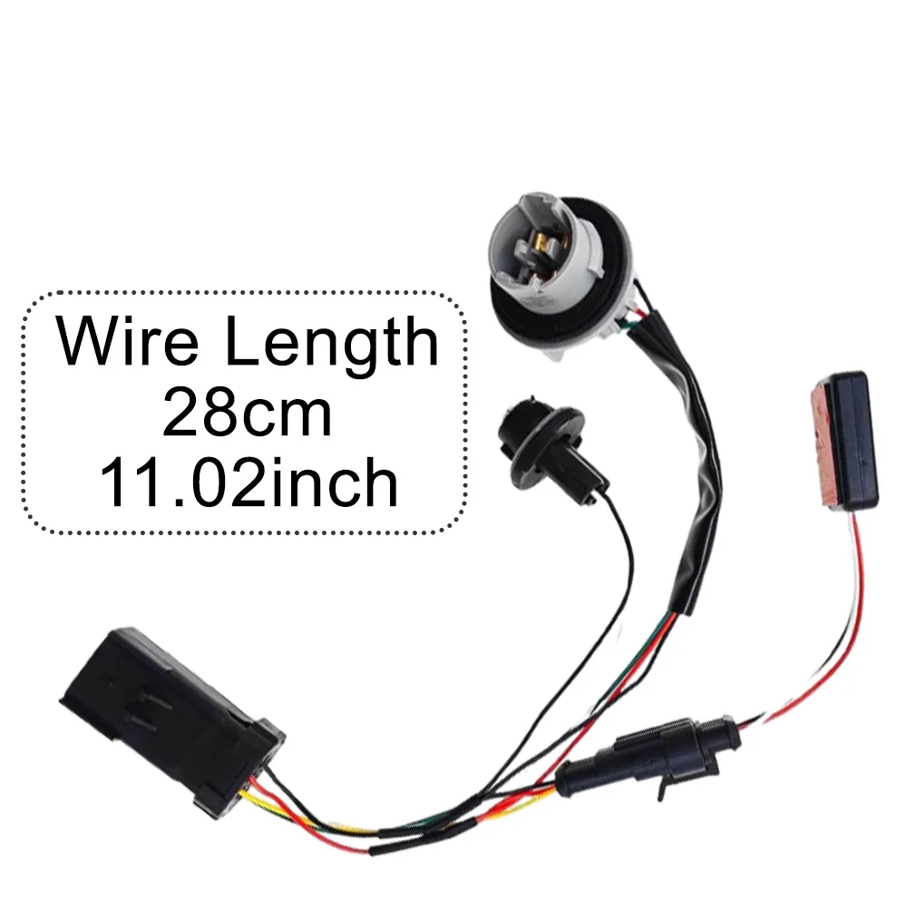 640011 TailLights Wiring Harness Relacement  Left / Right Male Plug 5 Pins for RAM 1500 2013-2022