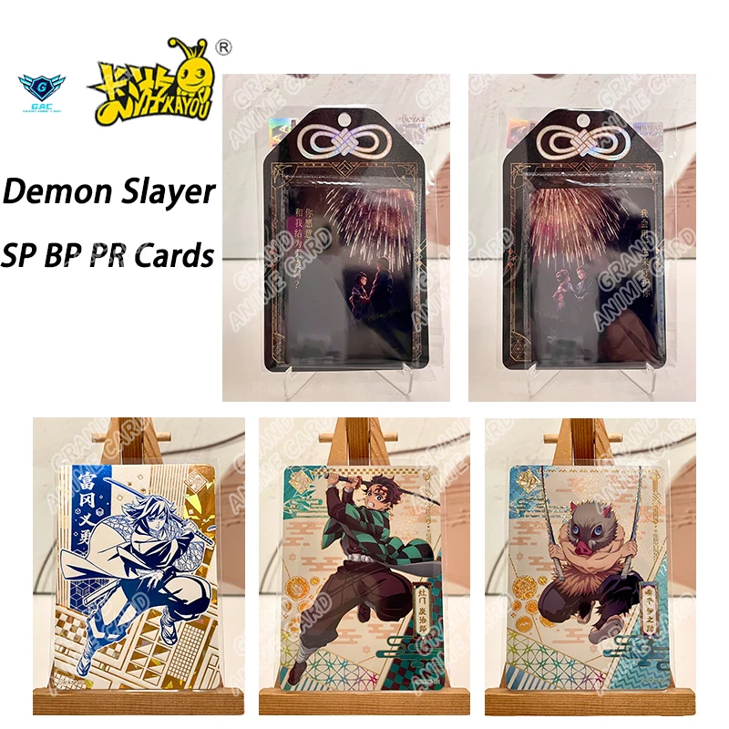 

Kayou Demon Slayer Infinity Castle Official Anime TCG Cards Rare PR BP SP Cards Collection Card Binder Album Hobby Gift Toys