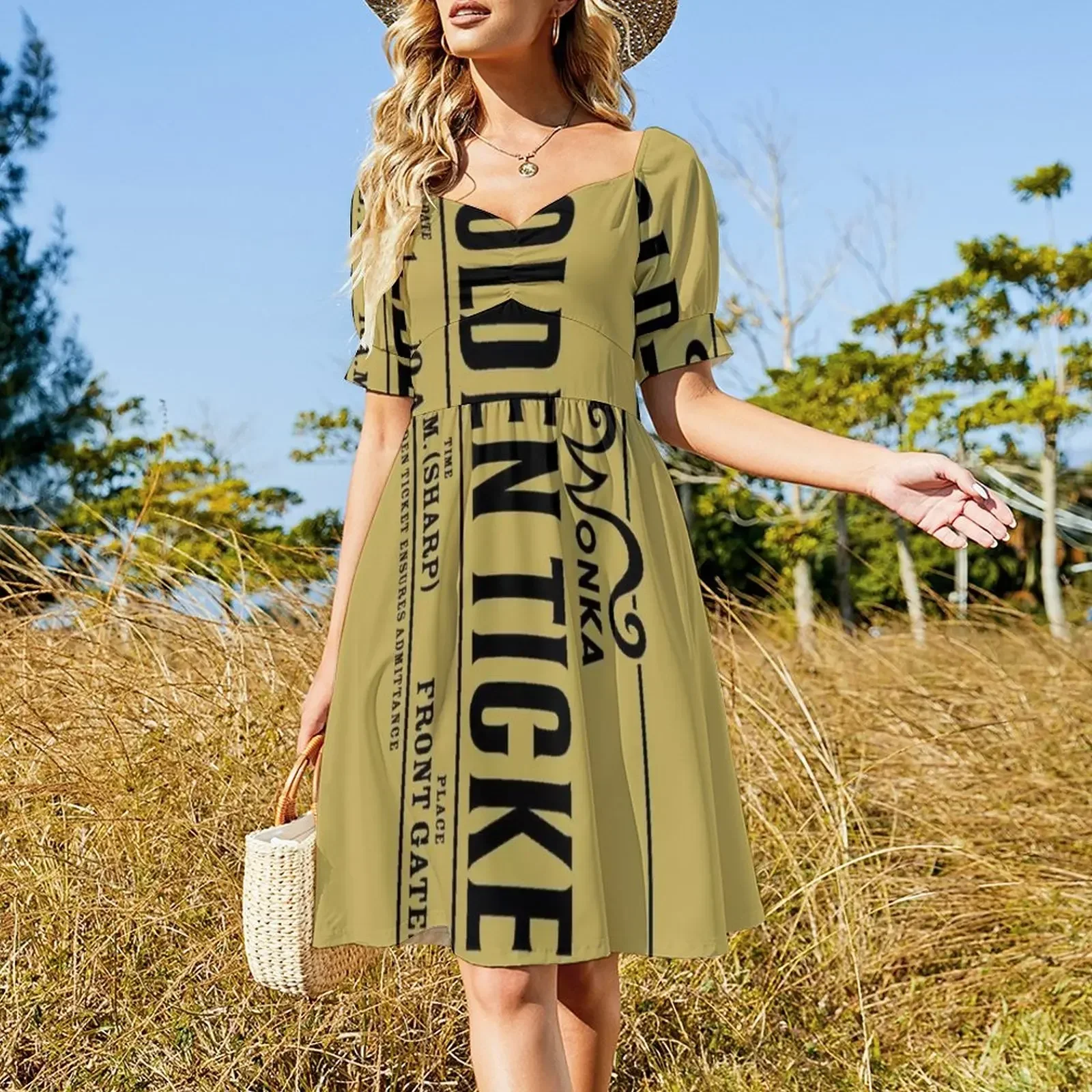 golden ticket Sleeveless Dress Clothing Woman clothes dress for women 2025 Woman's evening dress