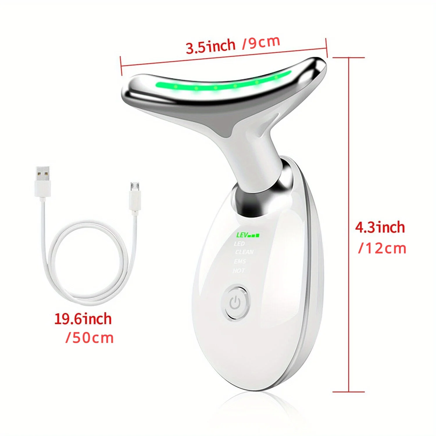 얼굴 목 마사지 도구, 3 in 1 휴대용 얼굴 마사지기, 얼굴 피부 관리 장치, 목 미용 기기 목 리프팅 마사지기, S