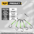 Size 8-0  5Hook Rig