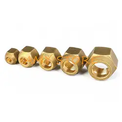 Brass Forged Nut For 45 Degree SAE 1/4