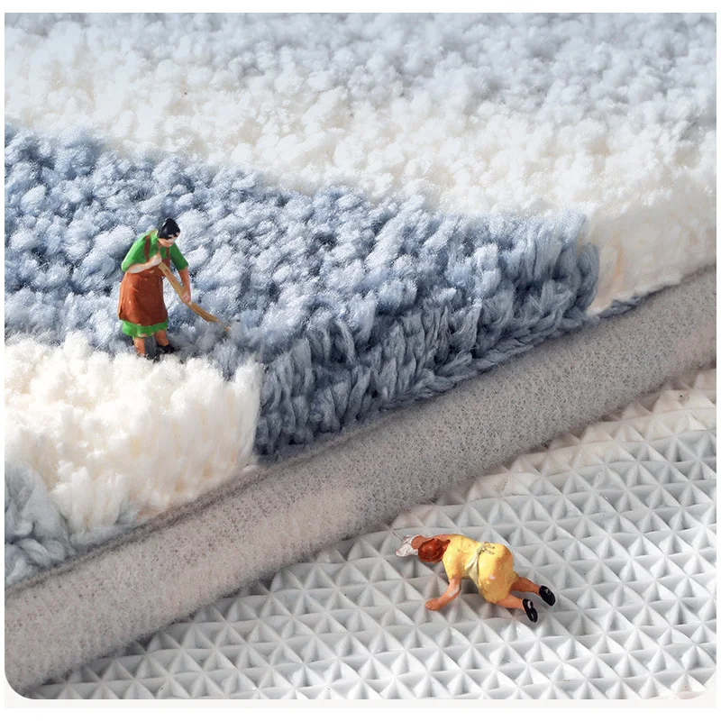 40*60cm Bath Mat Modern Minimalist Geometry Bathroom Rug Absorbent Slip-resistant Toilet Entrance Foot Mats Decoration Carpet