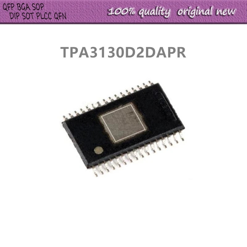 10Pcs/Lot  TPA3130D2DAPR  TPA3130D2 TPA3130 HTSSOP32