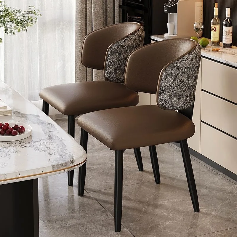 Dining Chairs Restaurant Hotel Premium Dining Table Chairs Household Back