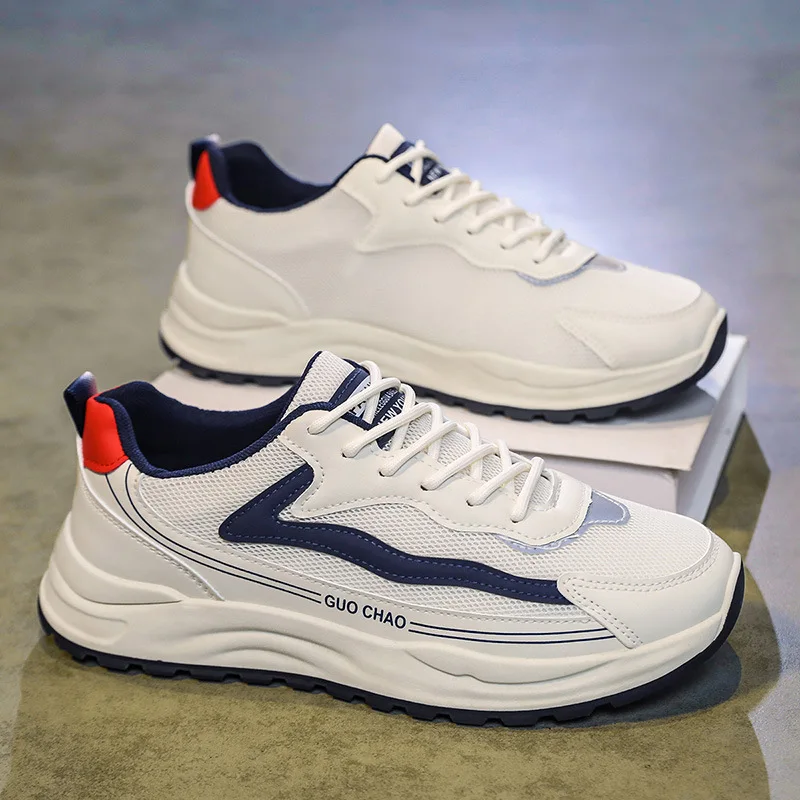 Durable Popular Thick sole Anti slip Wear resistant Lightweight Comfortable Mens casual shoes Highly crafted Stable grip