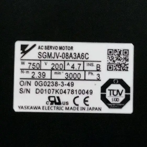 Original Genuine SGMJV-08A3A6C Brand New Servo Motor，SGMJV 08A3A6C，Fast shipping