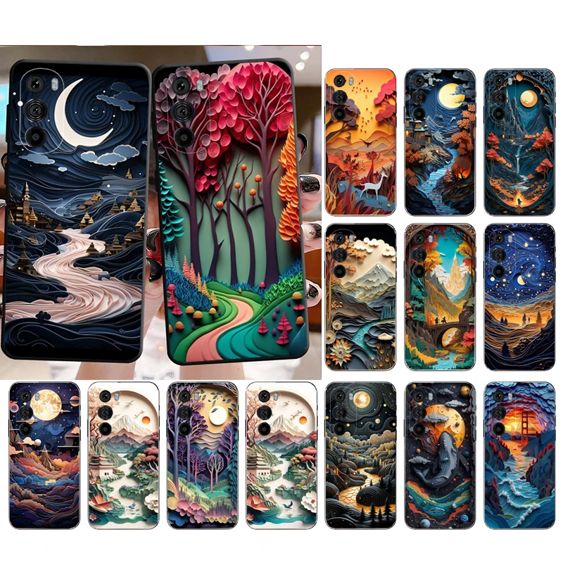 

Landscape Sceneary Phone Case For Motorola Edge 50 40 Pro 50 40 30 Ultra Neo Fusion Moto G Play G Stylus G Power G 5G