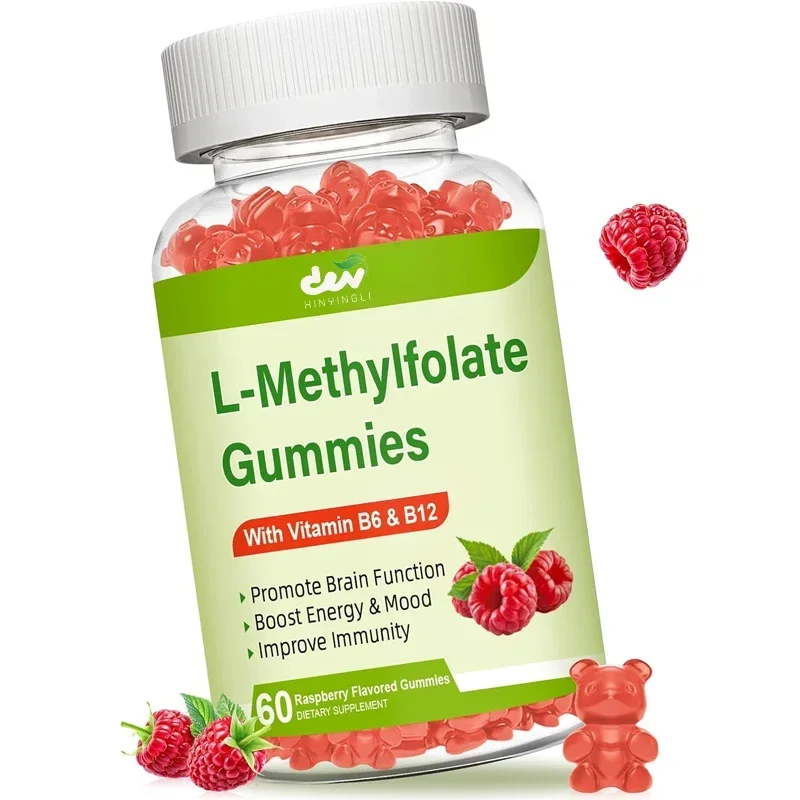 

Активный L-метилофлат 15 мг + Methyl B12 — добавка для биодоступных папок премиум-класса — со вкусом малины, 60 капсул