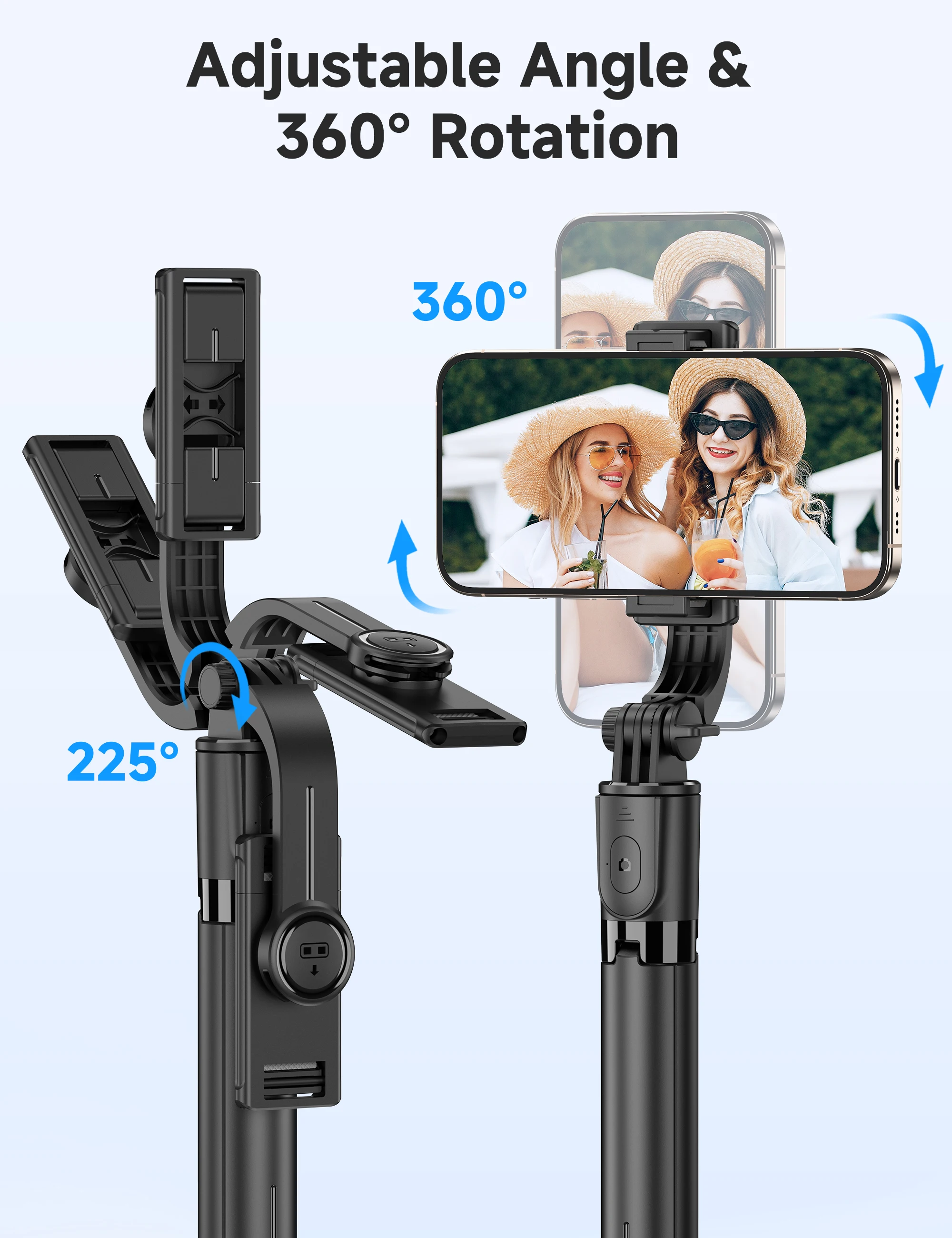 แบบพกพา Mini ขาตั้งกล้อง F01 Selfie Stick ขาตั้งกล้องขาตั้งโทรศัพท์ไร้สาย Bluetooth สําหรับ Android และ Iphone สมาร์ทโฟนการถ่ายภาพ Vlog