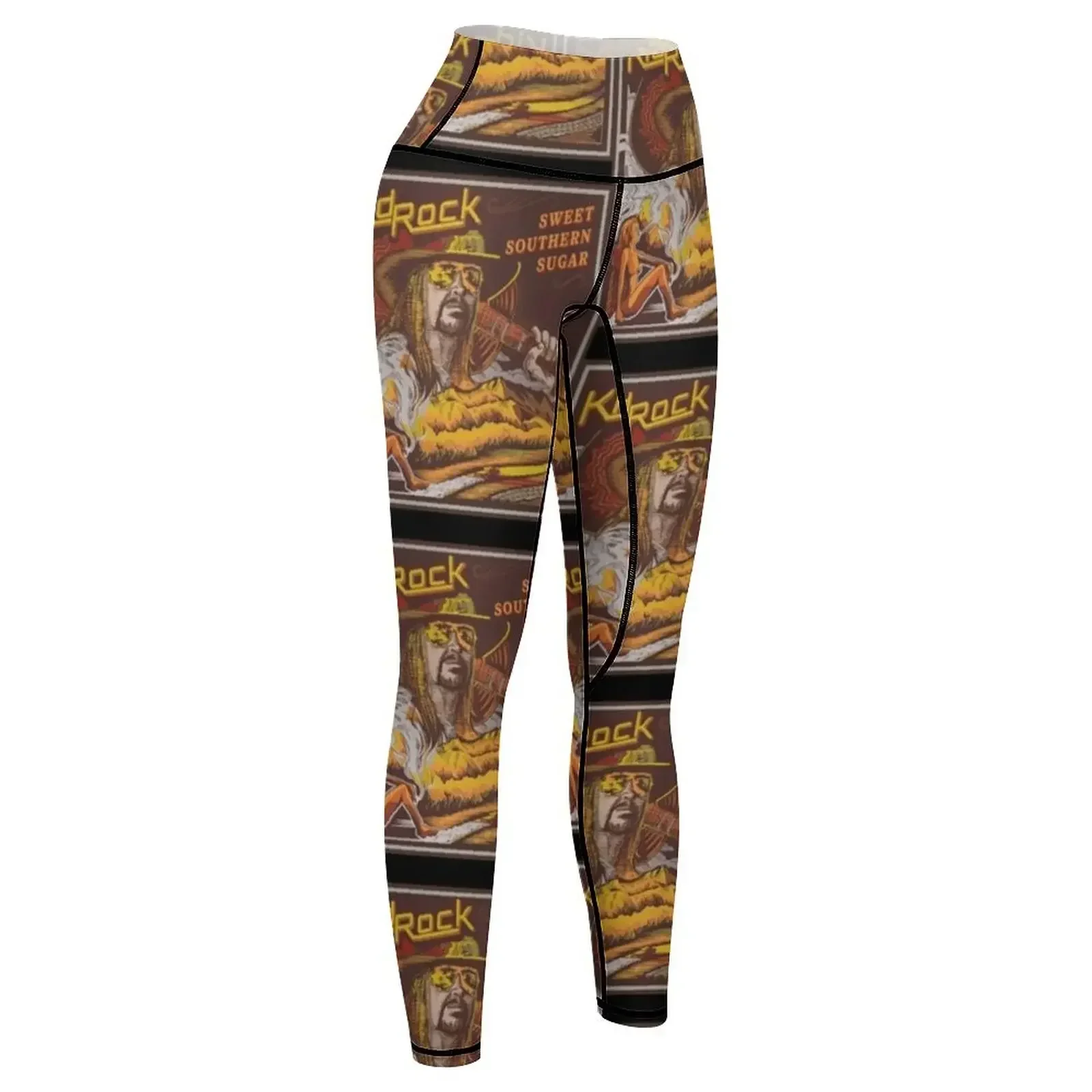 KID ROCK TOUR 2017 طماق رفع اللياقة البدنية ملابس رياضية لصالة الألعاب الرياضية يغطي الرجل الرياضة الرياضية للنساء طماق