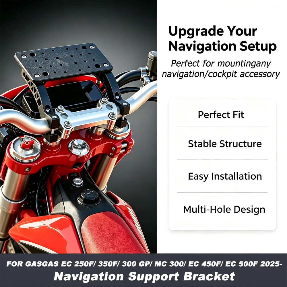 for-gasgas-ec-250f-350f-300-gp-450f-500f-2025-motorcycle-mobile-phone-holder-stand-gps-navigation-plate-stable-bracket