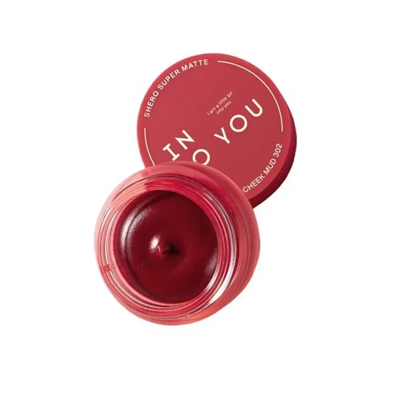 

INTO YOU Lip Mud Mousse Matte Velvet Lip Glaze Cream Lipstick Blush Lip & Cheeks Korean Make Up