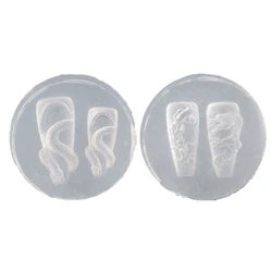 Stamping Template Dragon/Snake Shaped Art Molds DIY Carving Mold Accessory for Nail Art Enthusiasts