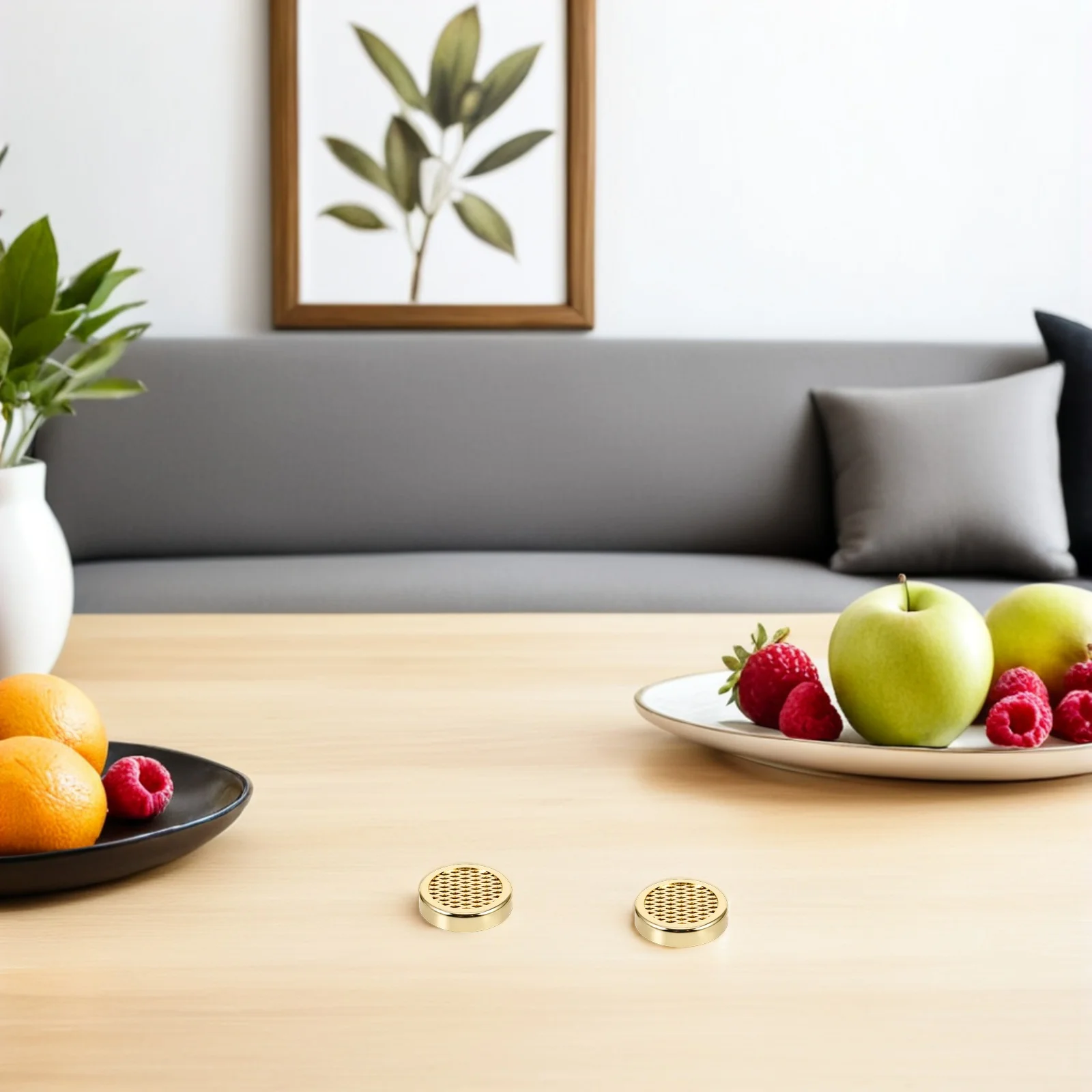 

4pcs Humidifier Discs Metal Moisture Control For Humidor Storage Portable Cigar Preservation Universal Fit Round Cigar