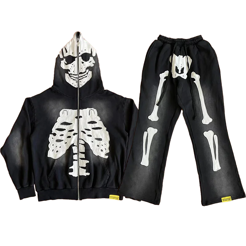 

Комплект из толстовки и брюк с капюшоном и вышивкой Street Sle, хлопковая ткань, молодежная одежда для повседневной носки, осенне-весенний сезон