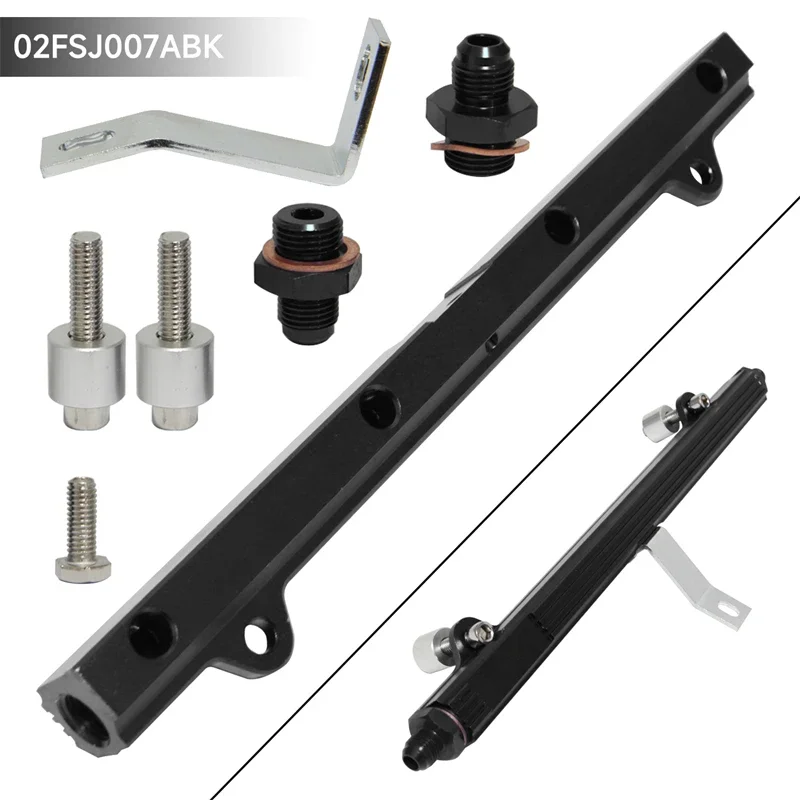 Upgrade Top Feed Fuel Rail Fit For Mitsubishi Lancer Eclipse Evolution EVO4-9 4G63 96-07 Black/Purple/Blue