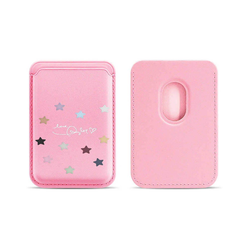 Stars Sky INS Leder-Kartenetui Handyhülle Magnetische Hülle Geeignet für Alle iPhones für Magsafe Karten-Handy-Rückentasche – Detail 13